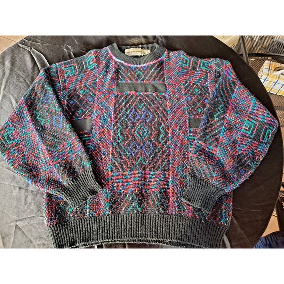 Vintage Other - Vintage McGregor Multicolored Knit Sweater Size Large